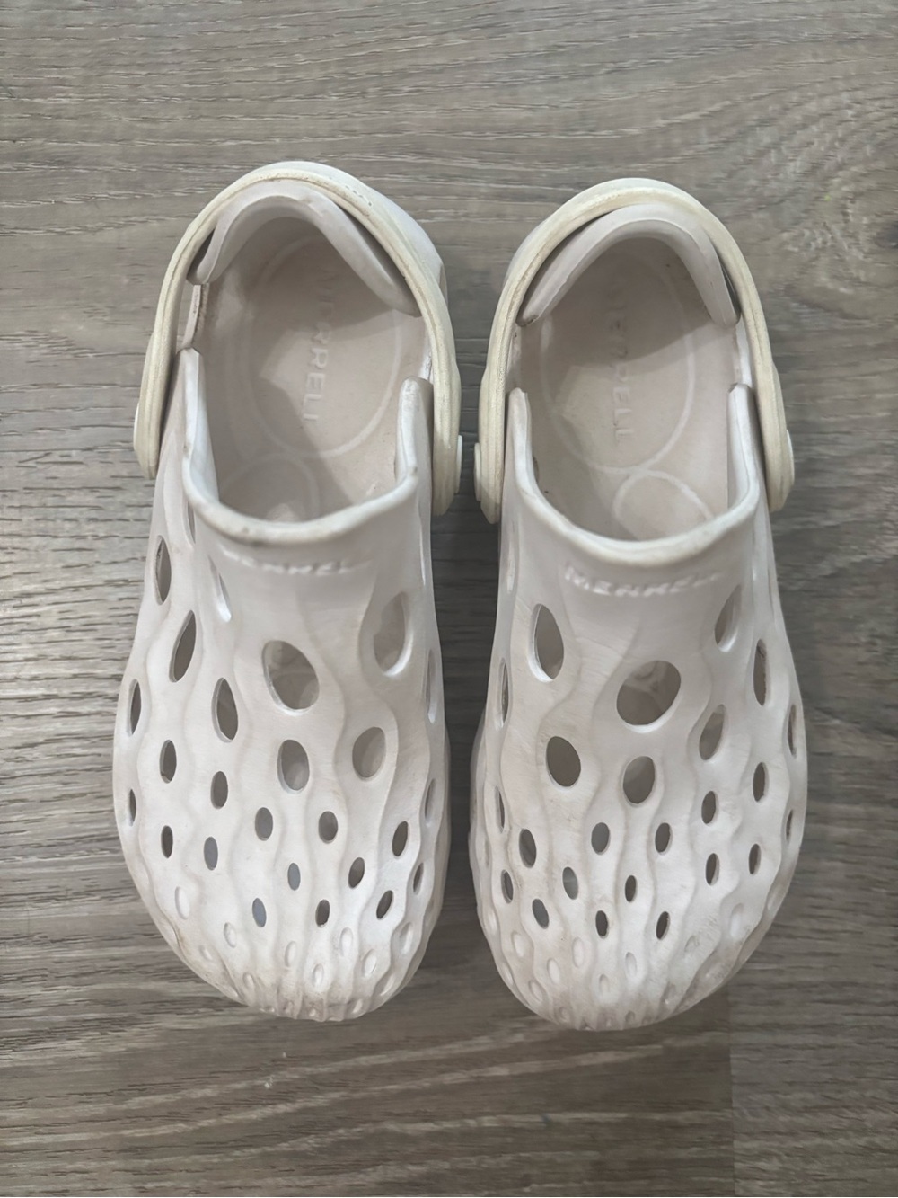 Merrell Kids' 11 Hydro Moc Waterproof White Clog